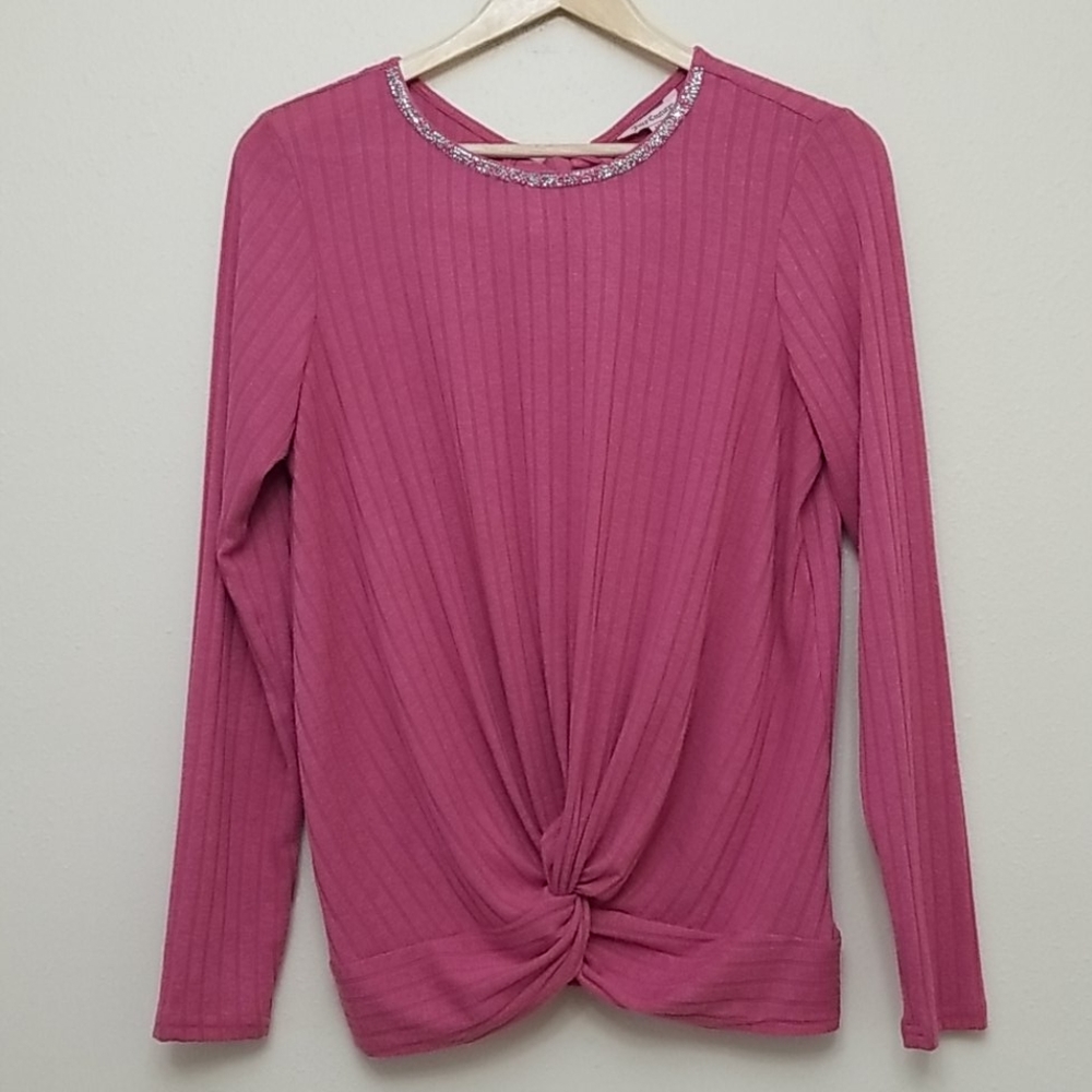 Juicy Couture Knotted Front Long Sleeve Medium
